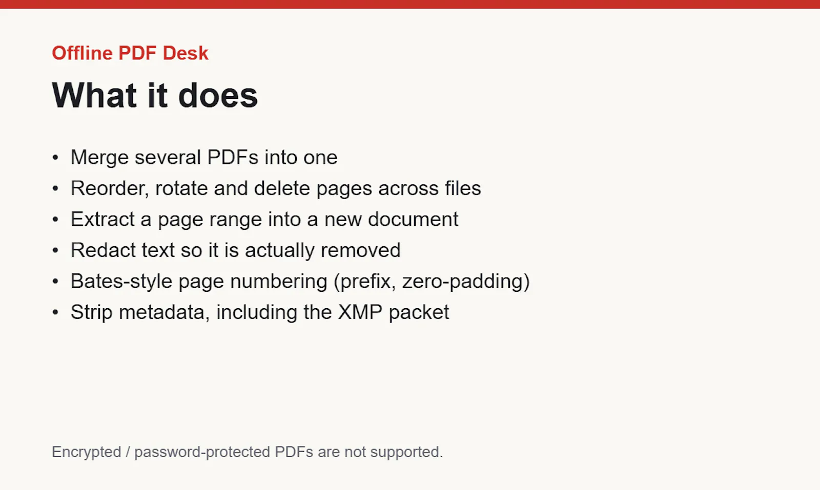 Offline PDF Desk screenshot 1