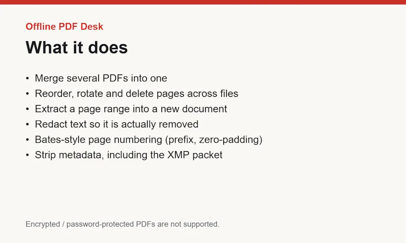 Offline PDF Desk screenshot 1