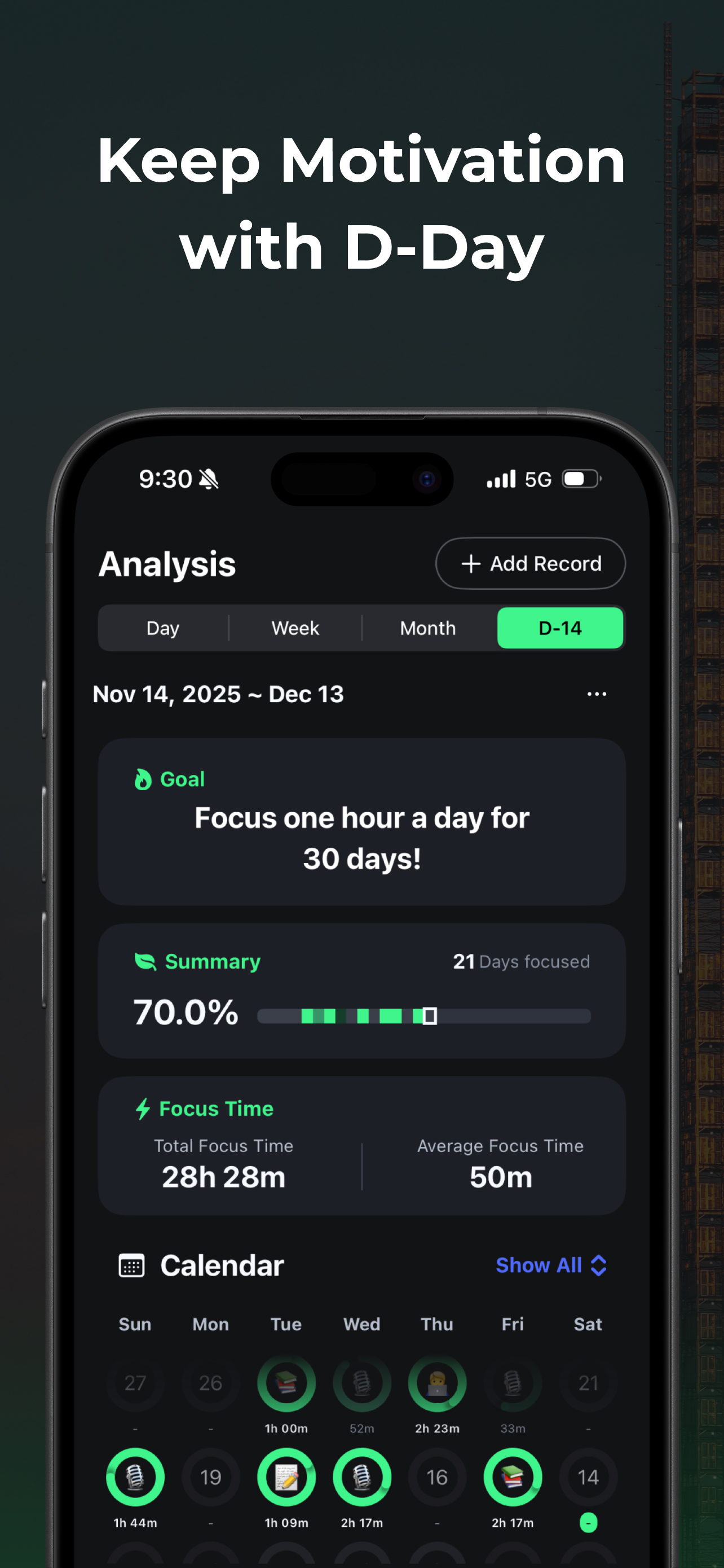 One Thing: Focus Timer - Screenshot 4 showing product features and functionality
