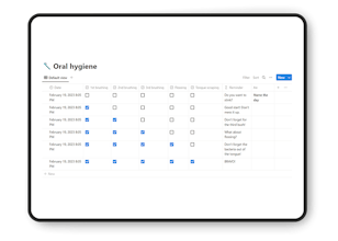 Personal growth | Notion Template gallery image