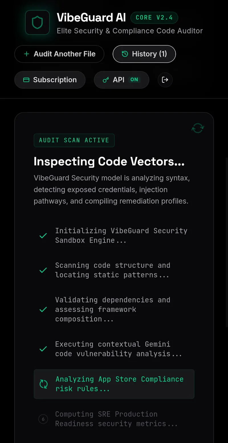 Vibe Guard AI screenshot 3