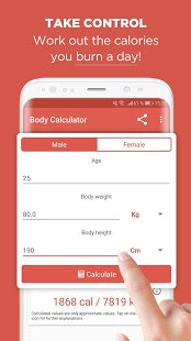 Body calculator Calorie & BMI Calculator gallery image