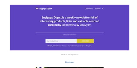 Engigogo Digest gallery image