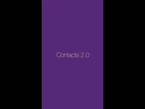 Contacts 2.0