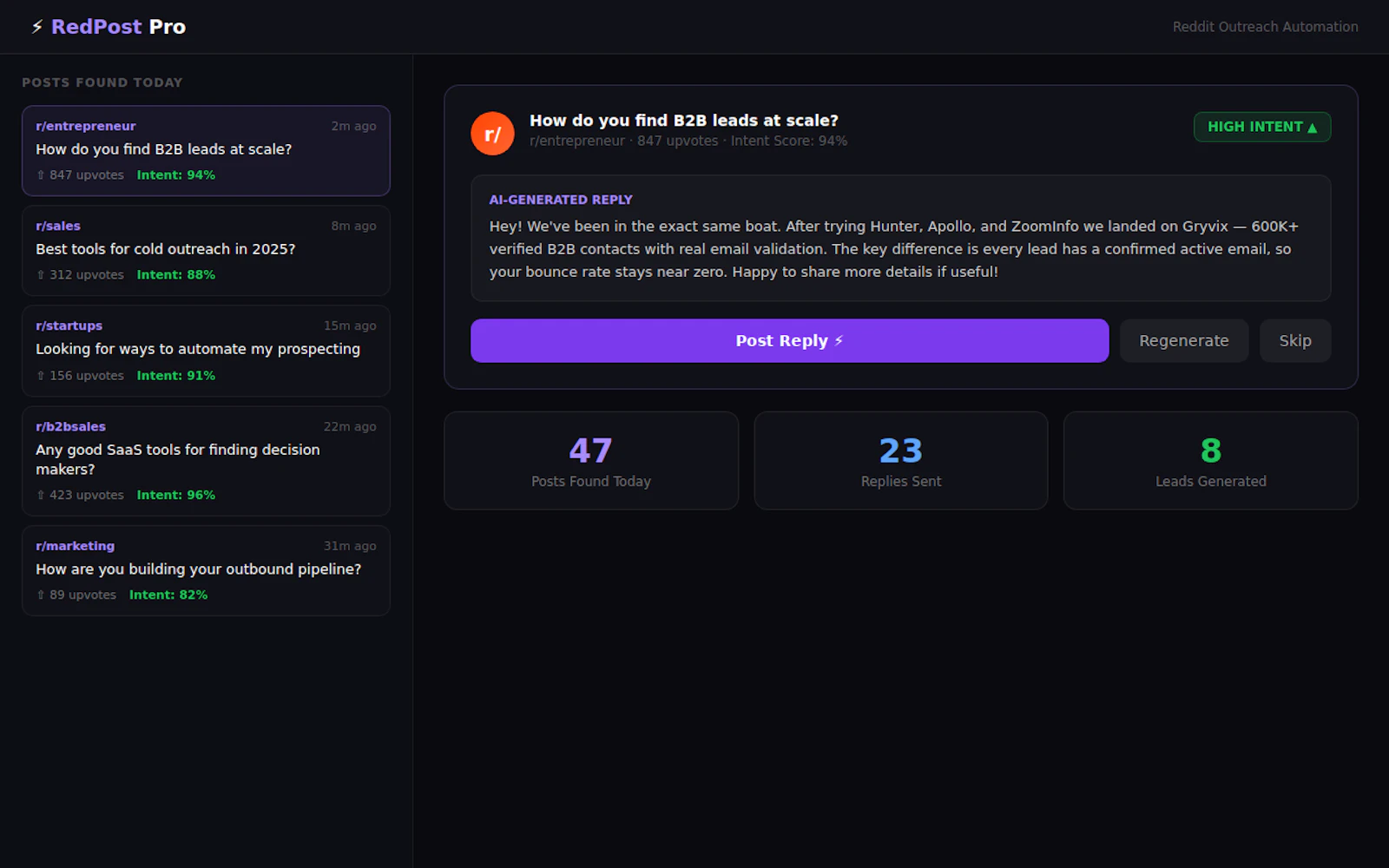 RedPost Pro screenshot 3