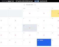 Cross-Out Calendar by EventSpot media 3