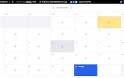 Cross-Out Calendar by EventSpot media 3