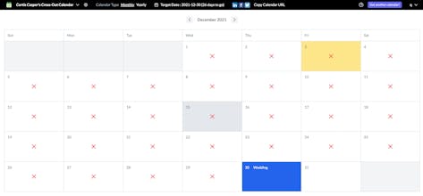 Cross-Out Calendar by EventSpot gallery image