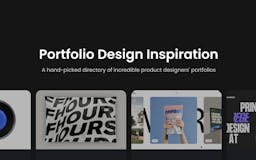 Portfolio Design Inspiration media 1