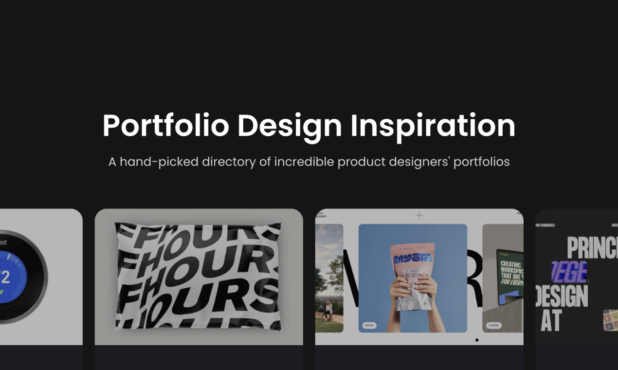 Portfolio -Design -Inspiration - Unglaubliche Produktdesigner -Portfolios Medien 1