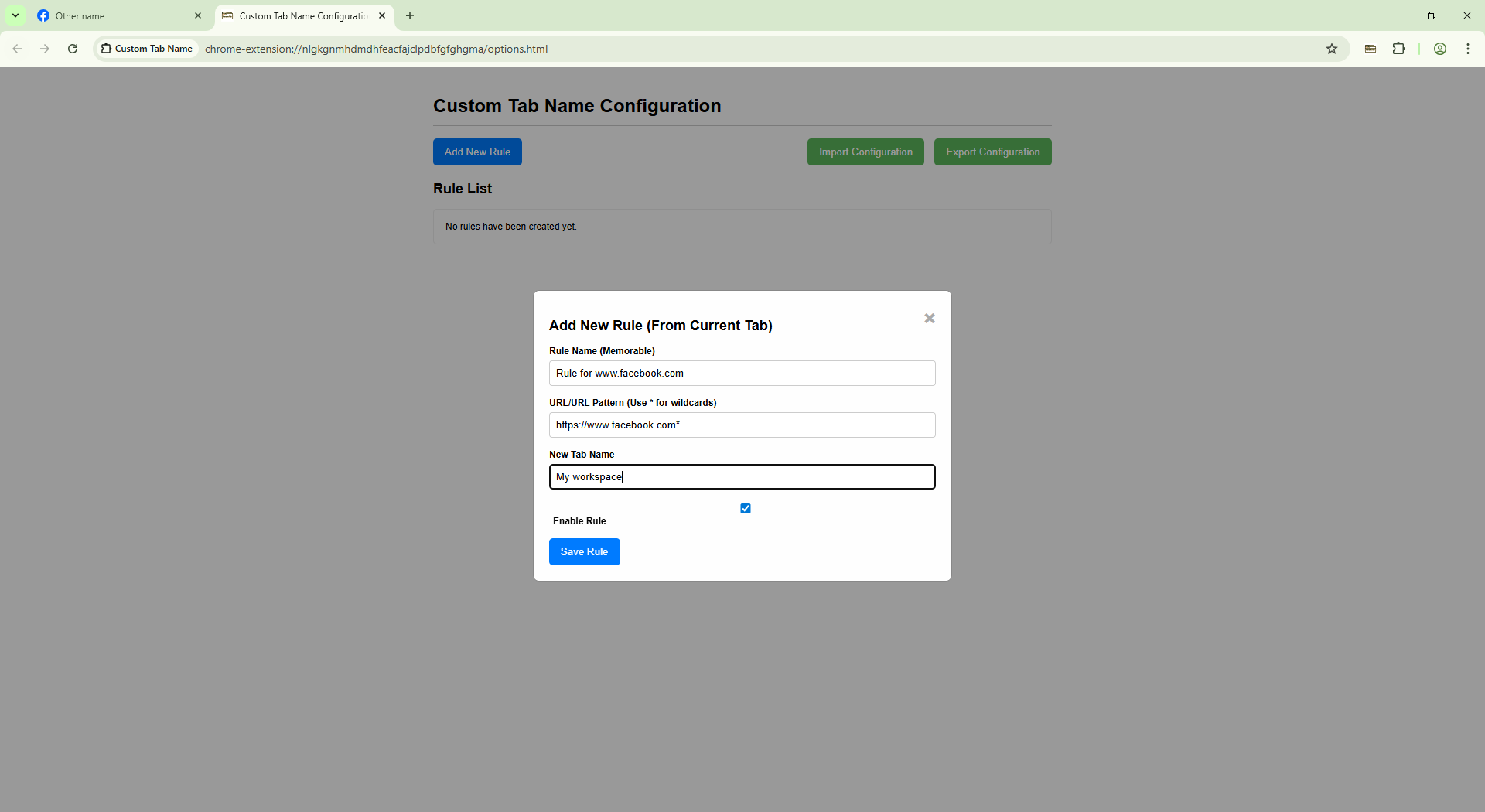 Custom Tab Name - Screenshot 5 preview