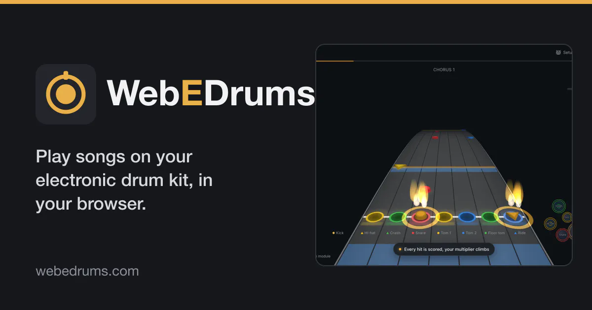WebEDrums gallery image