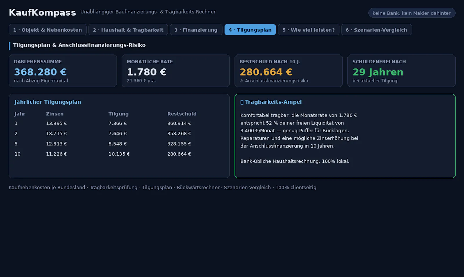 KaufKompass screenshot 1