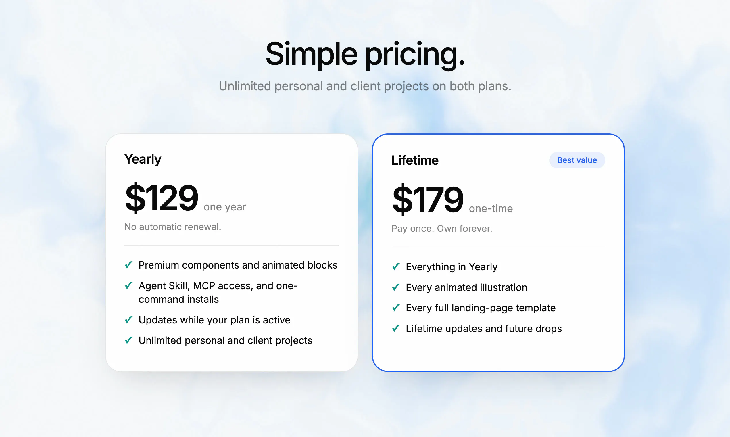 beUI Pro gallery image