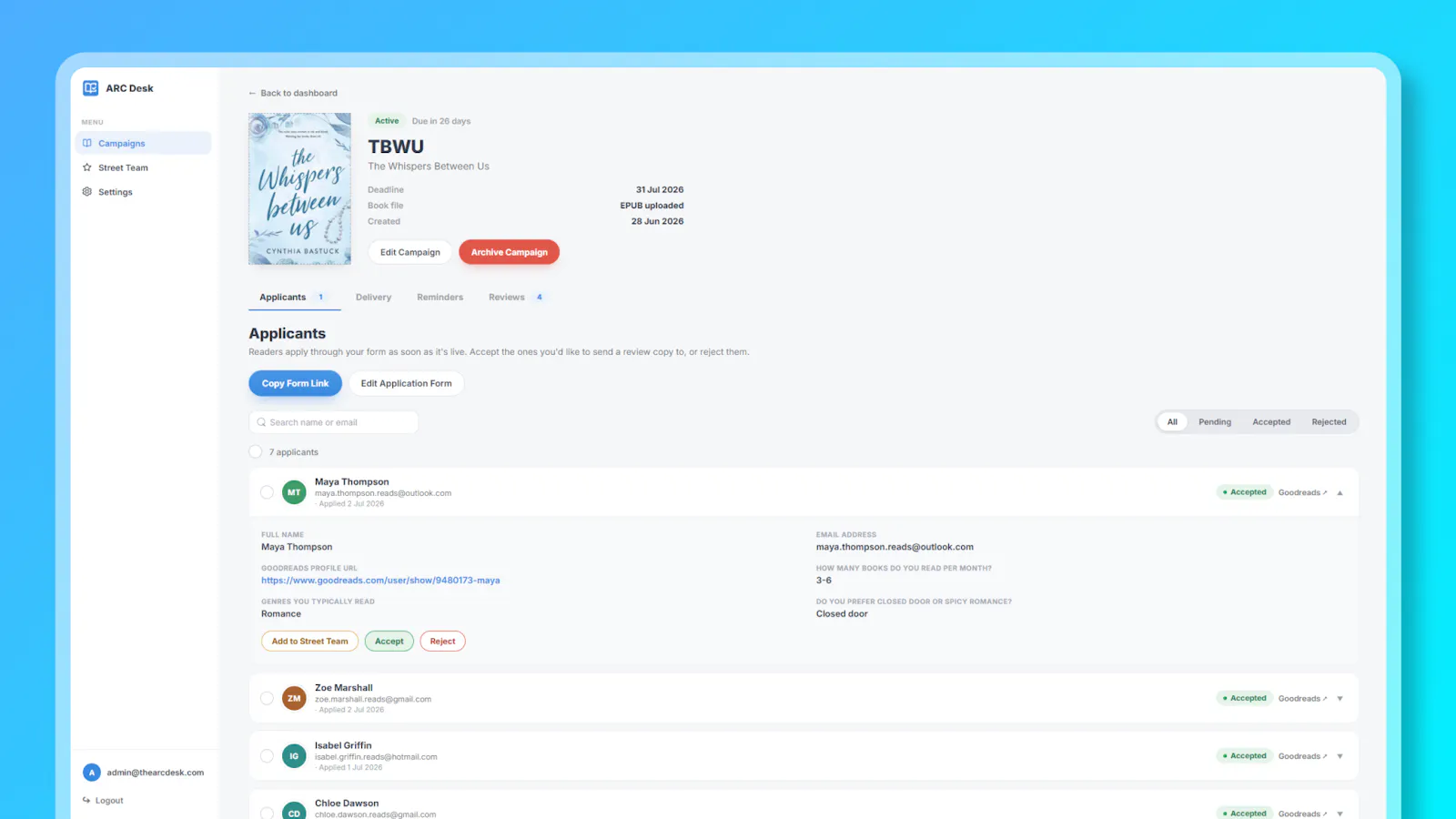 ARC Desk screenshot 2