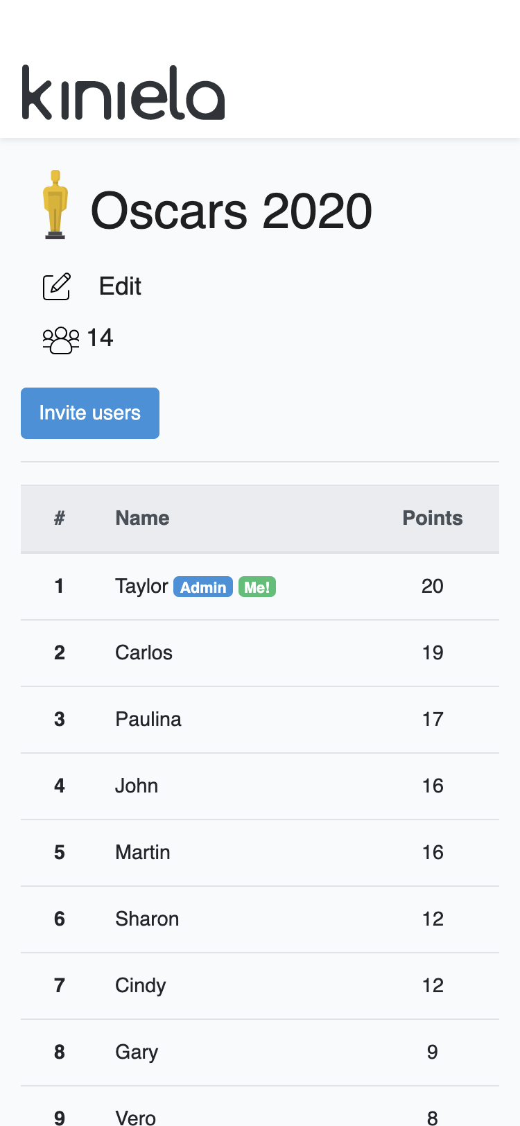 kiniela gallery image