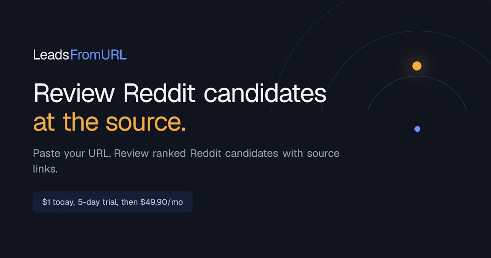 LeadsFromURL screenshot 2