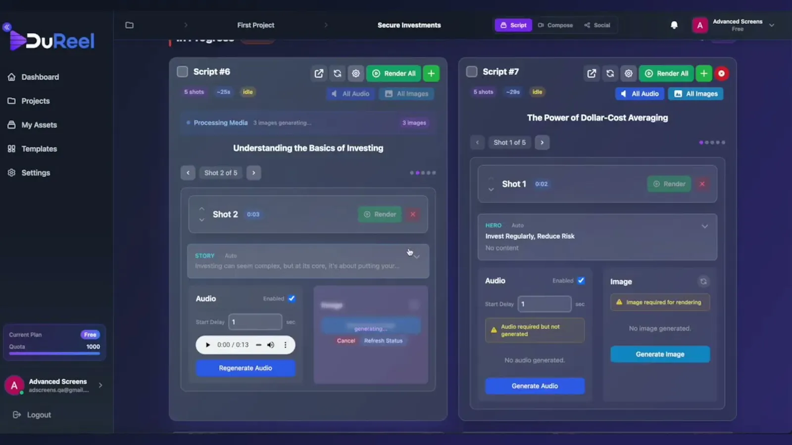 DuReel screenshot 1 (video preview)