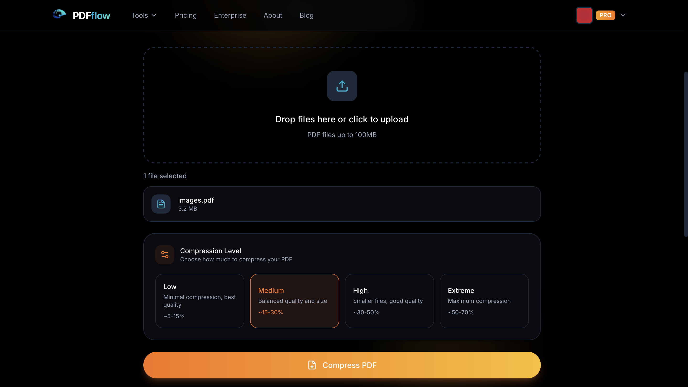 PDFflow - Screenshot 3 showing product features and functionality