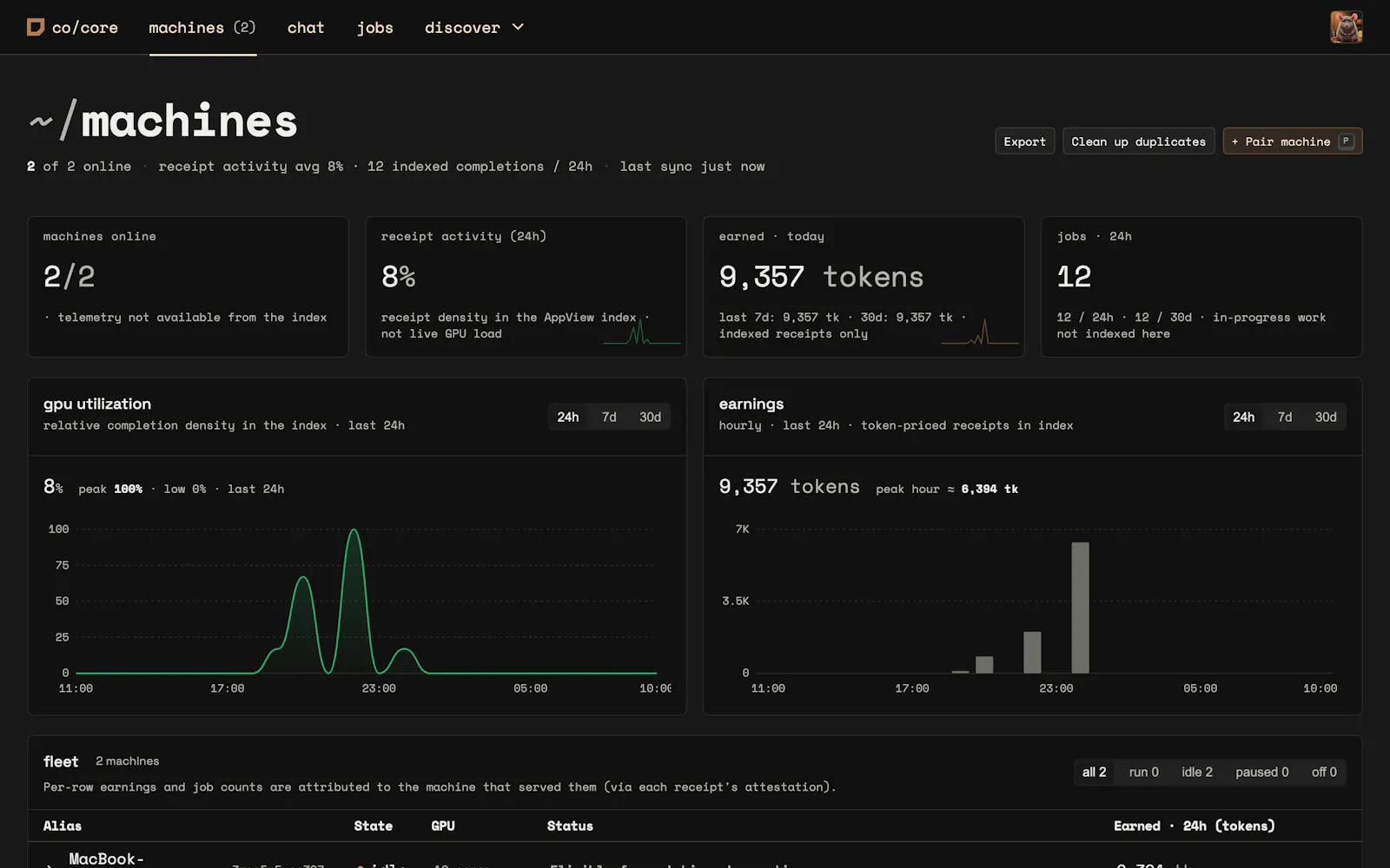 co/core screenshot 3