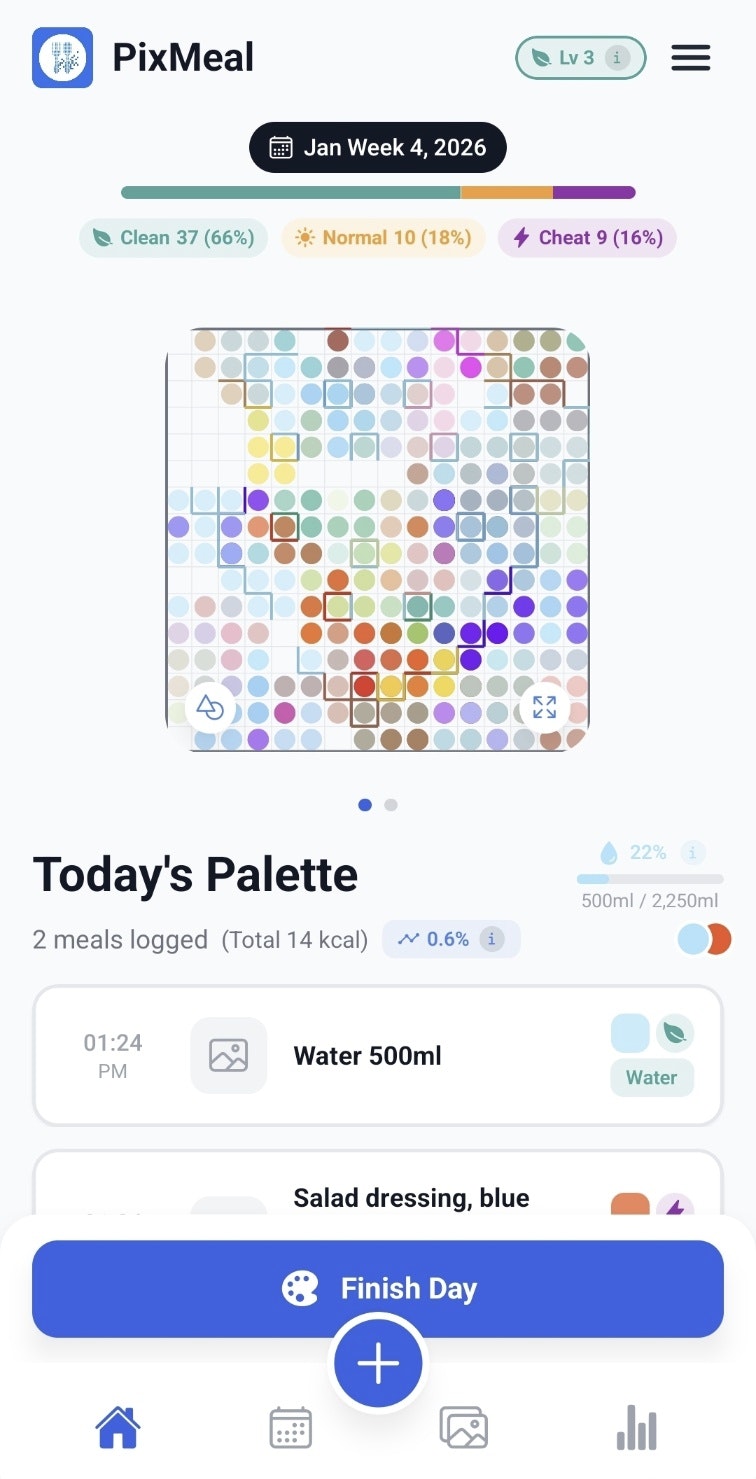 PixMeal - Main product screenshot demonstrating key features and user interface