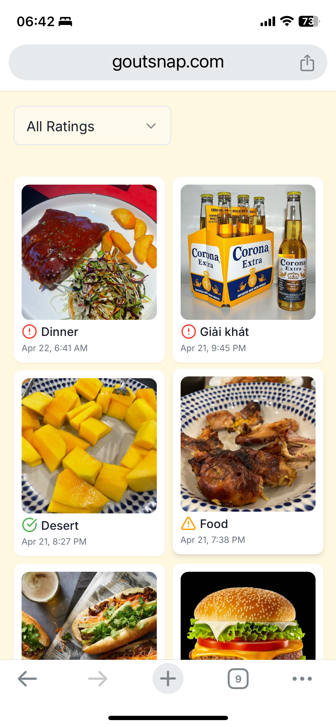 GoutSnap AI gallery image