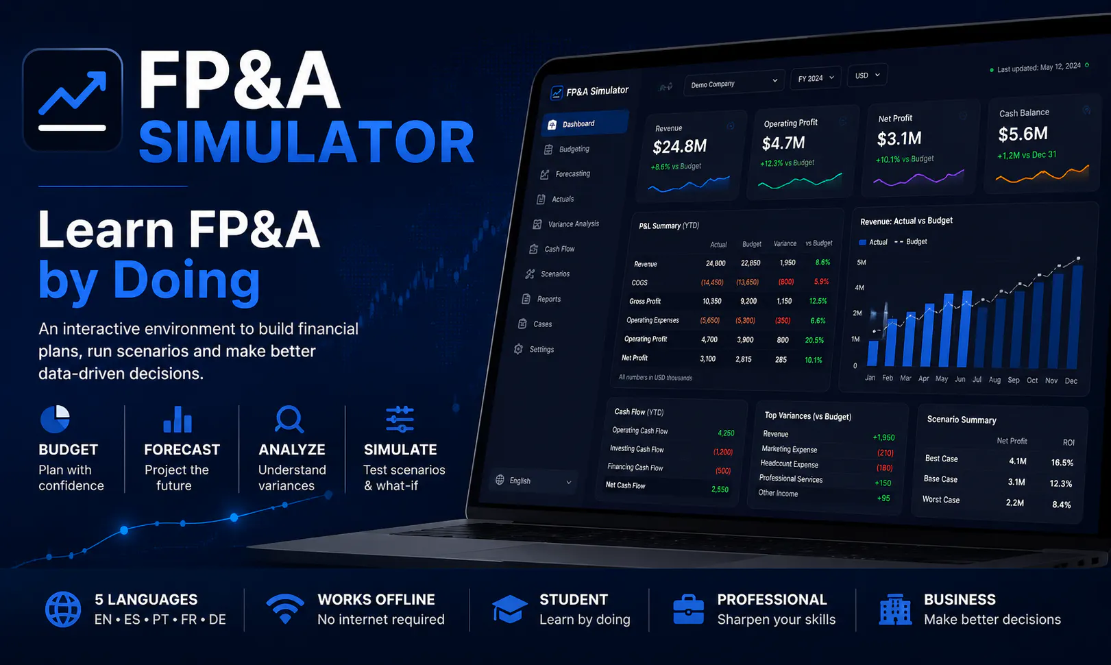 FP&A Simulator gallery image