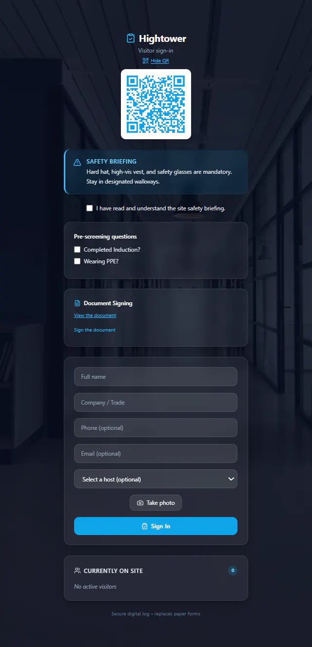 SiteSafe gallery image