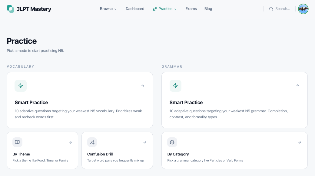 JLPT Mastery gallery image