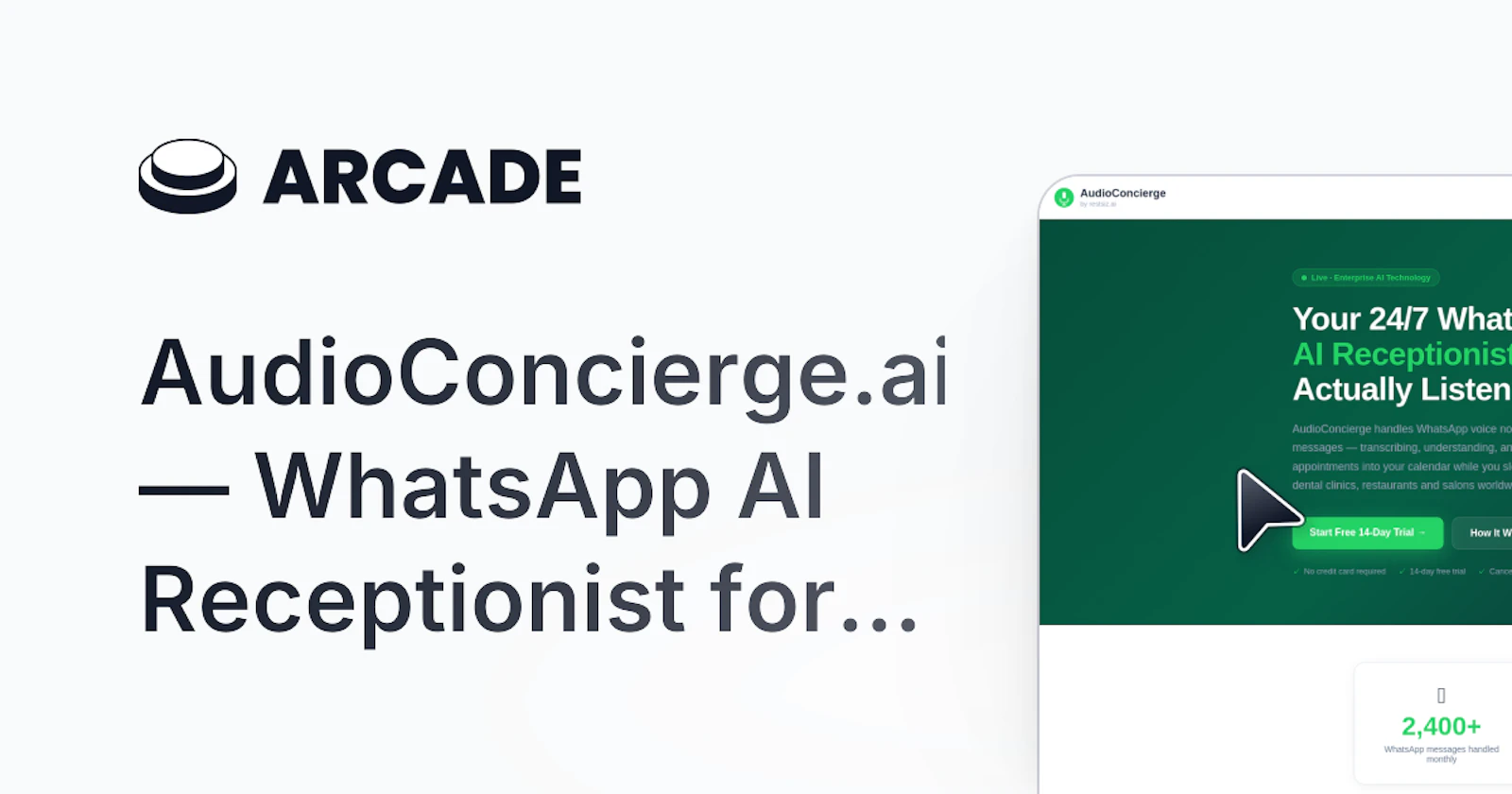 AudioConcierge.ai screenshot 1