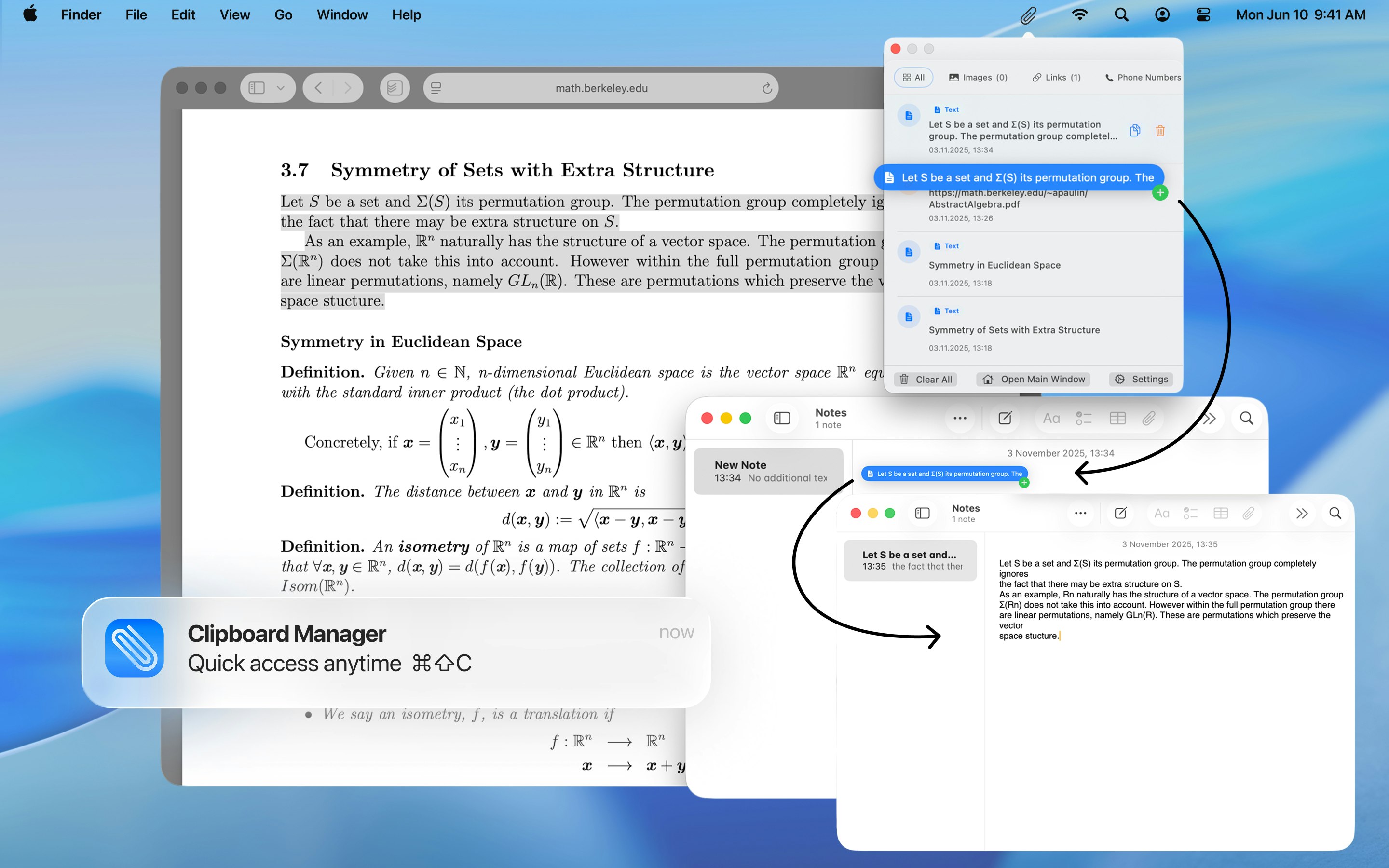 Clipboard Manager - Screenshot 4 showing product features and functionality