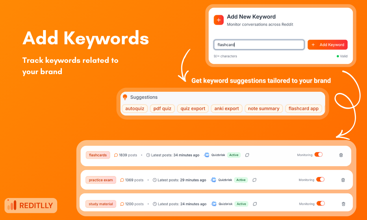 Reditlly - Main product screenshot demonstrating key features and user interface