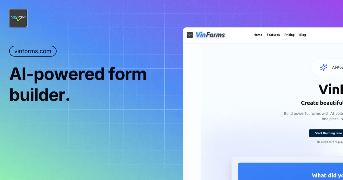 Vinforms product banner