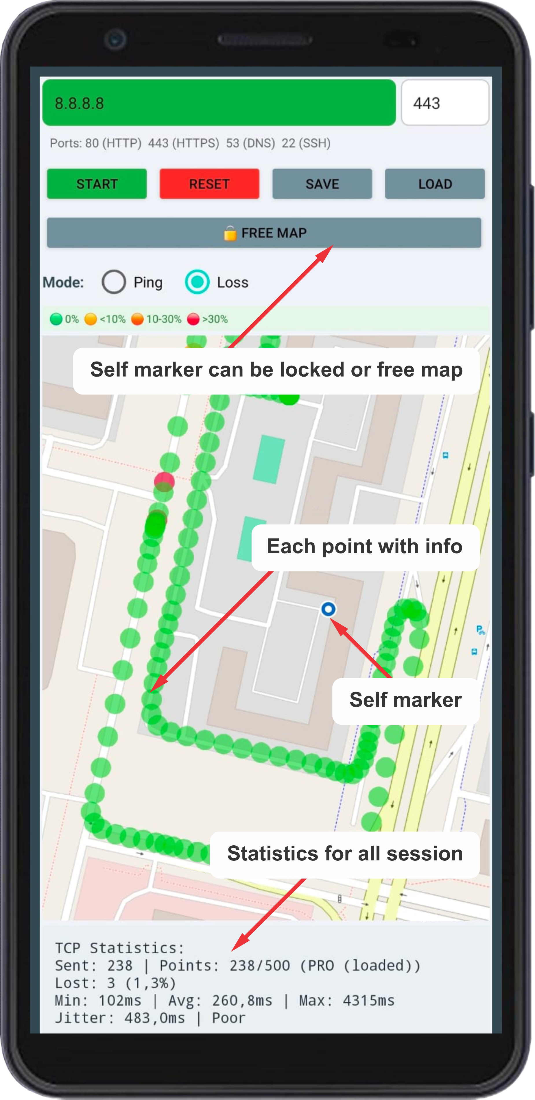 PingLossMap gallery image