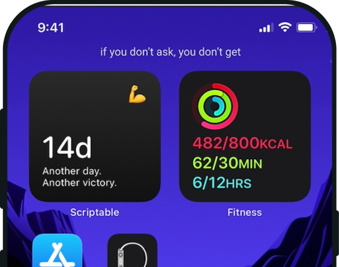 NoFap streak | Generate countup widget gallery image