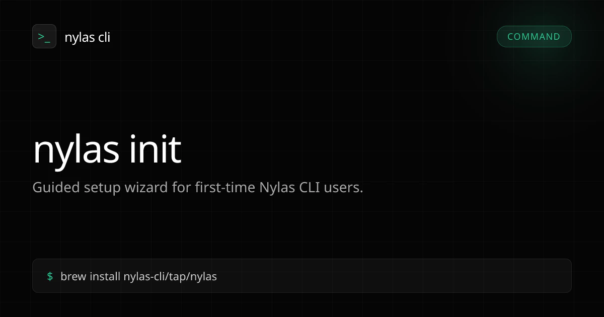 Nylas CLI screenshot 3