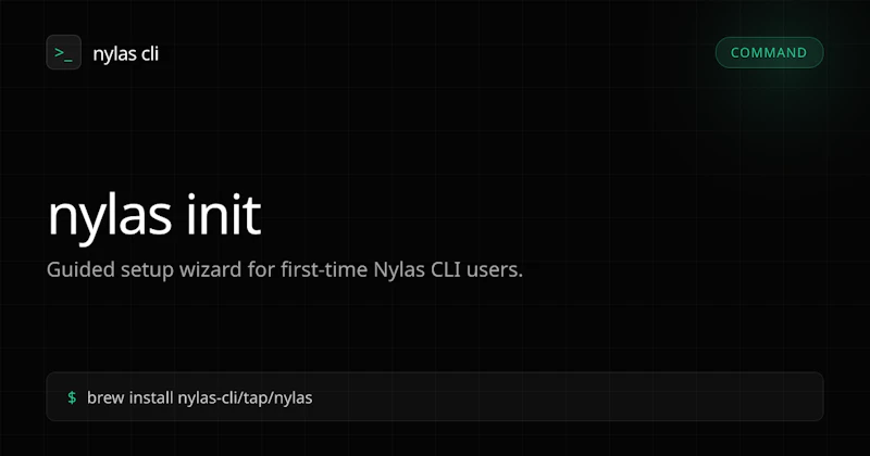 Nylas CLI screenshot 3
