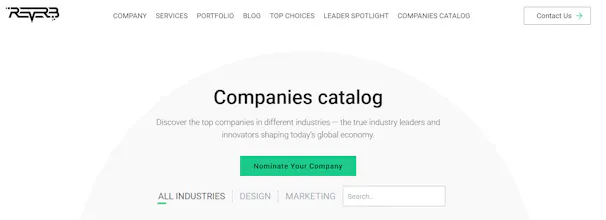 REVERB | Companies catalog gallery image