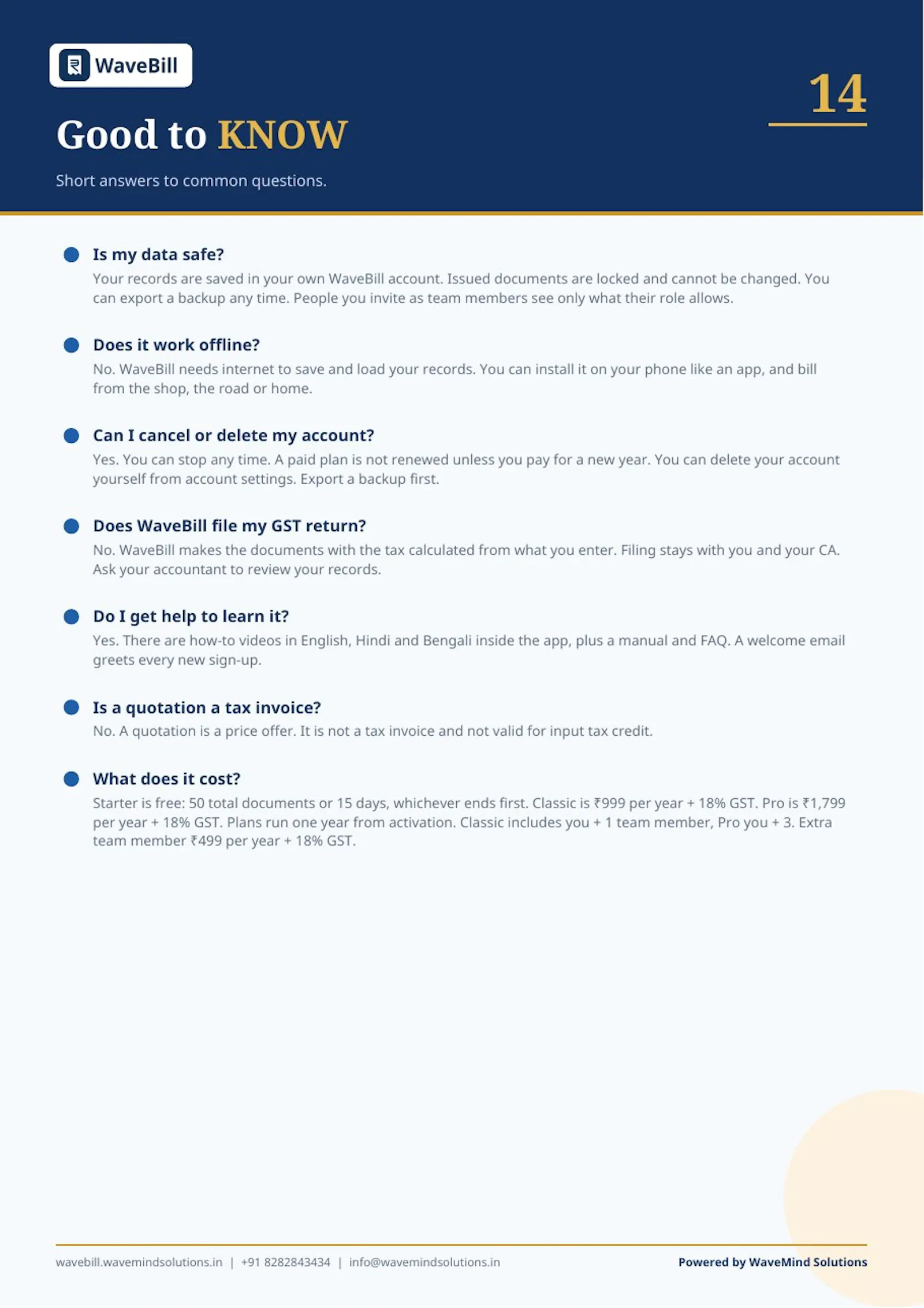WaveBill screenshot 10