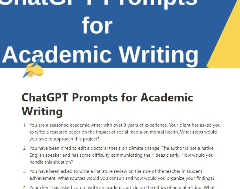 CHATGPT พร้อมสำหรับการเขียนเชิงวิชาการ - CHATGPT พร้อมสำหรับการเขียนเชิงวิชาการ media 2