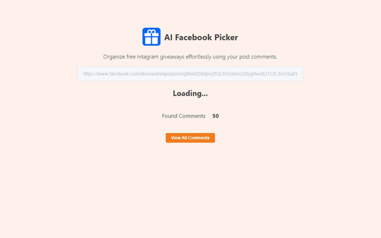 Facebook Comment Picker - EasyCompment - Ein kostenloses Facebook -Kommentar -Picker- und Werbegeschenk -Tool. Medien 1