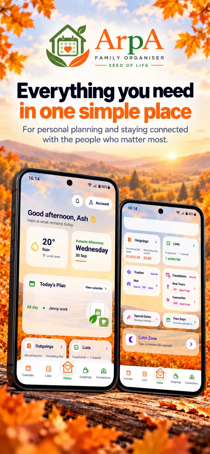 ArpA – Personal & Family Organiser gallery image