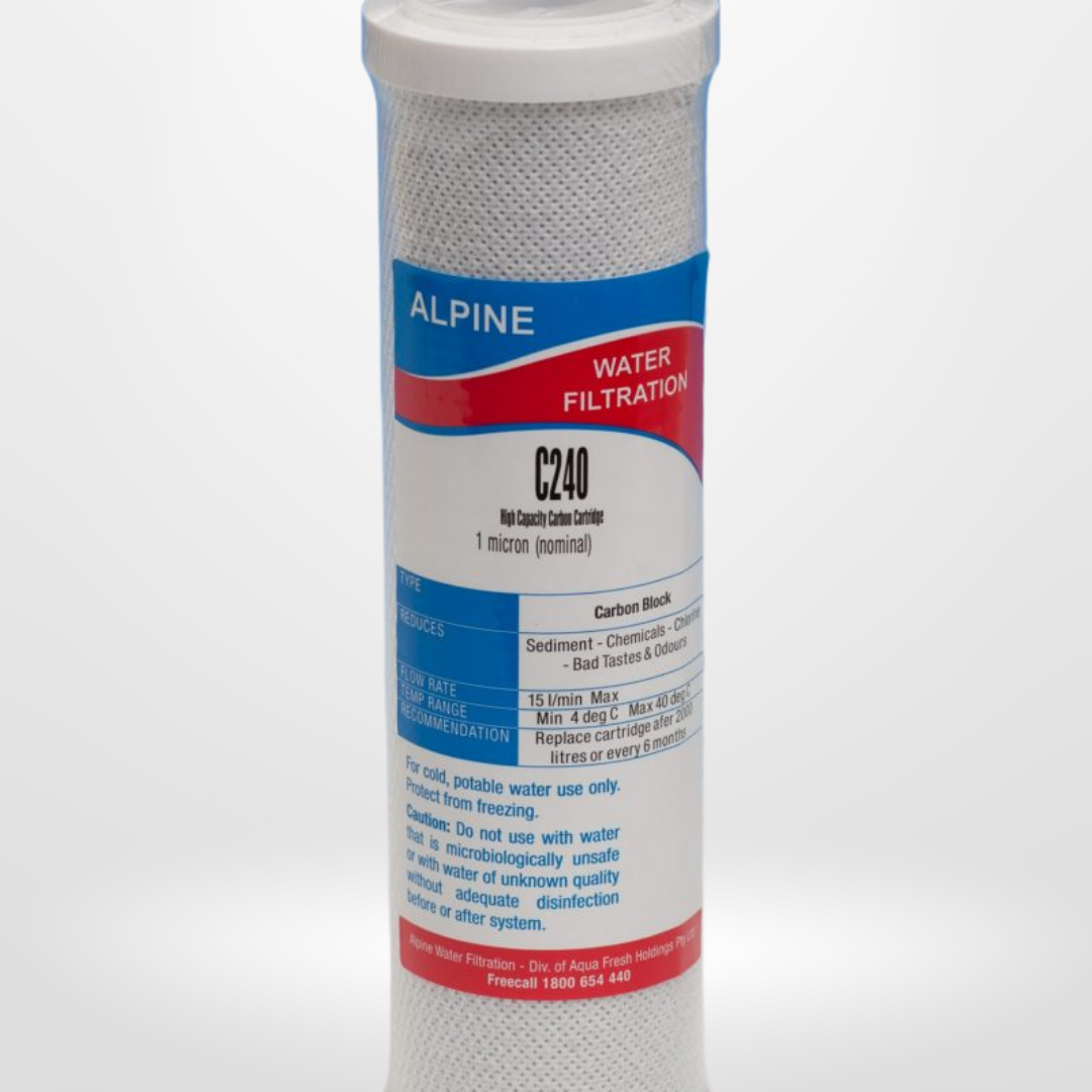 Alpine C240 Carbon Filter Cartridge - Main product screenshot demonstrating key features and user interface