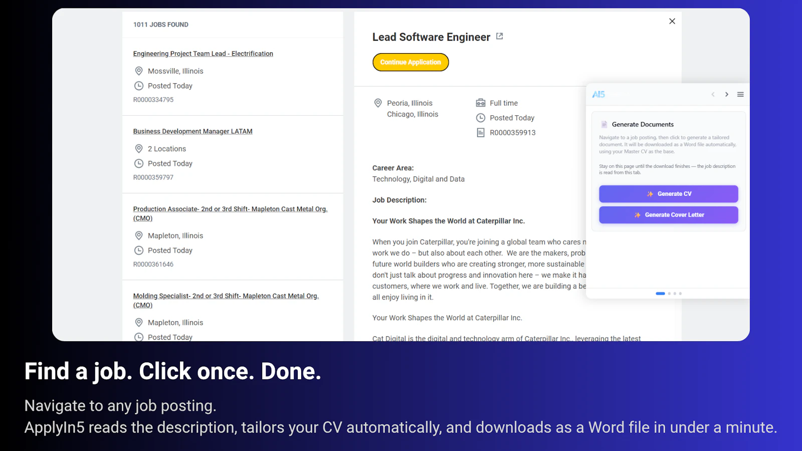 ApplyIn5 screenshot 1