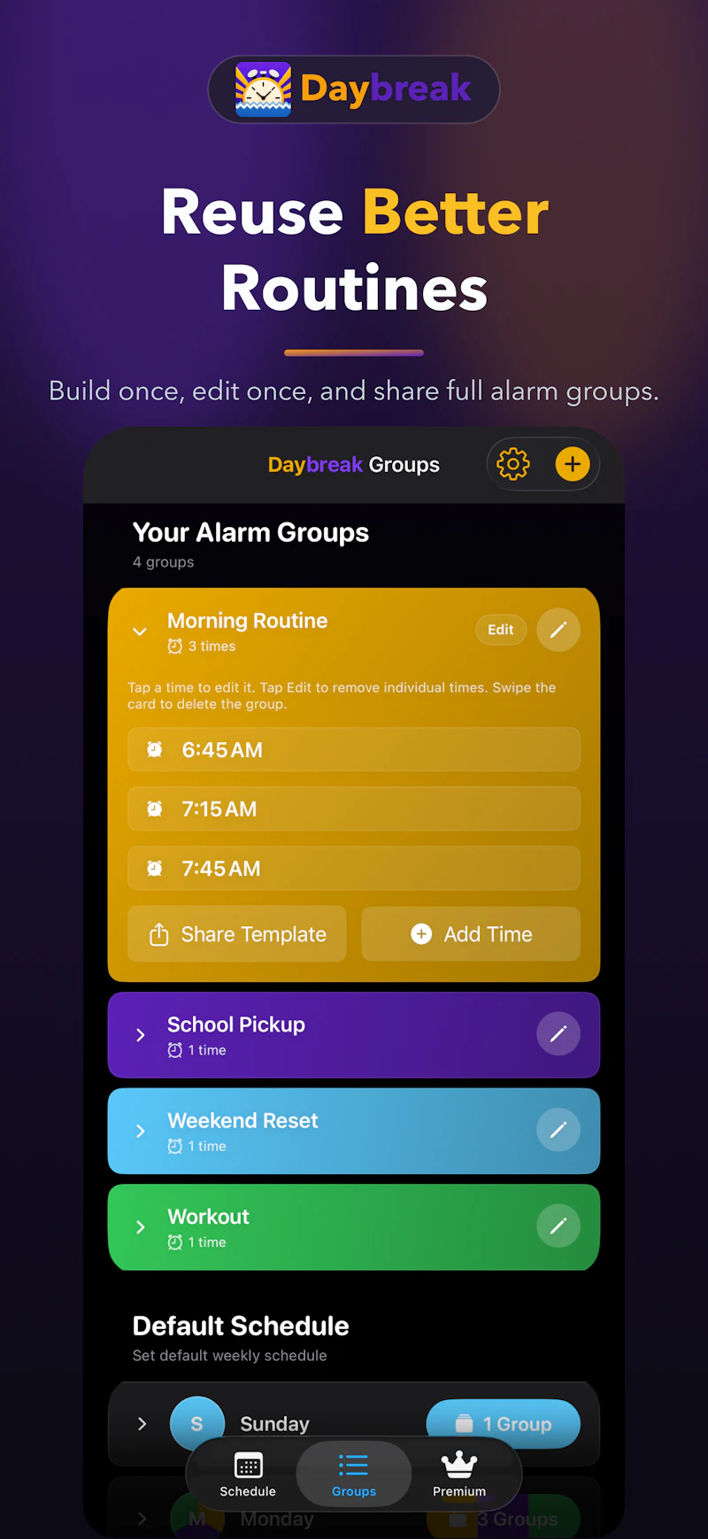 Daybreak: Smart Alarms screenshot 2