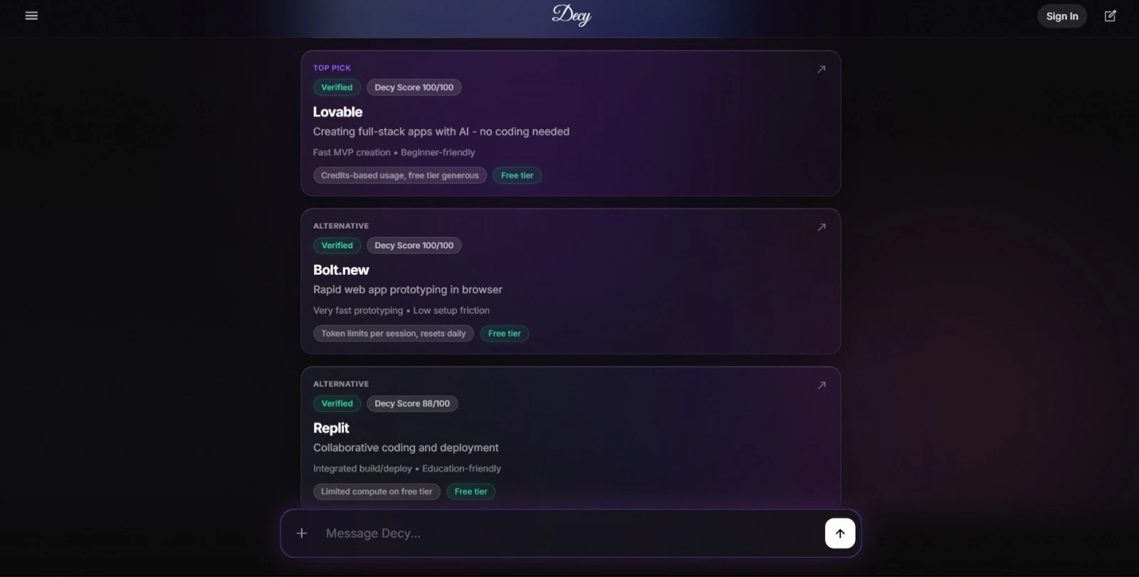 DecyAI screenshot 3