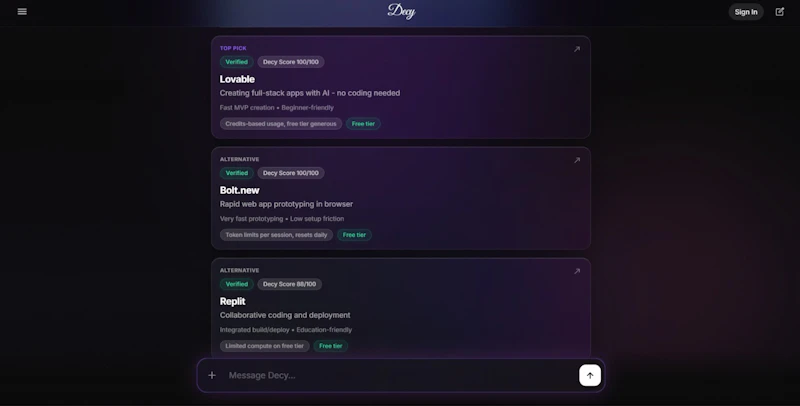 DecyAI screenshot 3