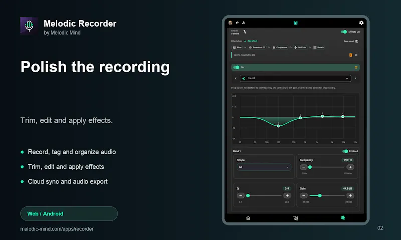 Melodic Recorder screenshot 2