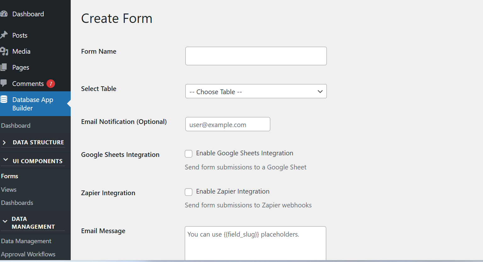 Média Bâteur d'application WP - Créer une application complexe à l'intérieur de WordPress sans codage 8