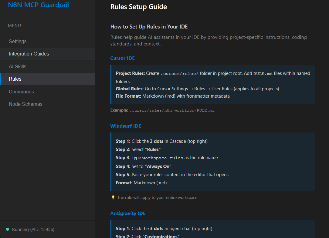 N8N MCP workflow builder for Agentic IDE gallery image
